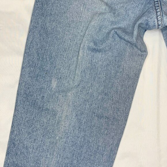 VTG 80s 90s Wrangler For Women High Waisted Mom Jeans Light Wash Blue Denim - Picture 8 of 9